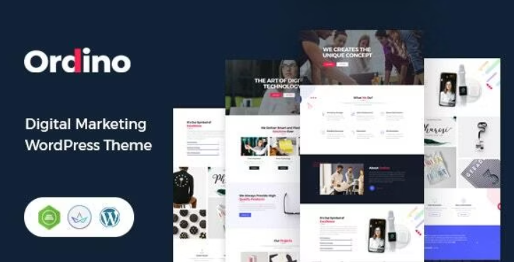 Ordino – Digital Marketing WordPress Theme