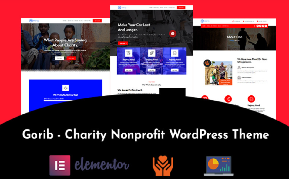 Gorib – Charity WordPress Theme