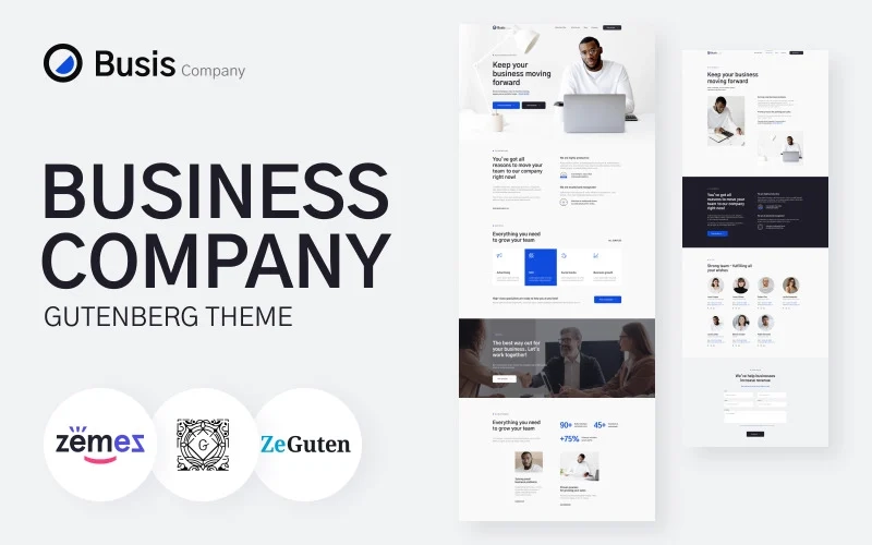 Busis Company – Business Gutenberg Theme WordPress Theme