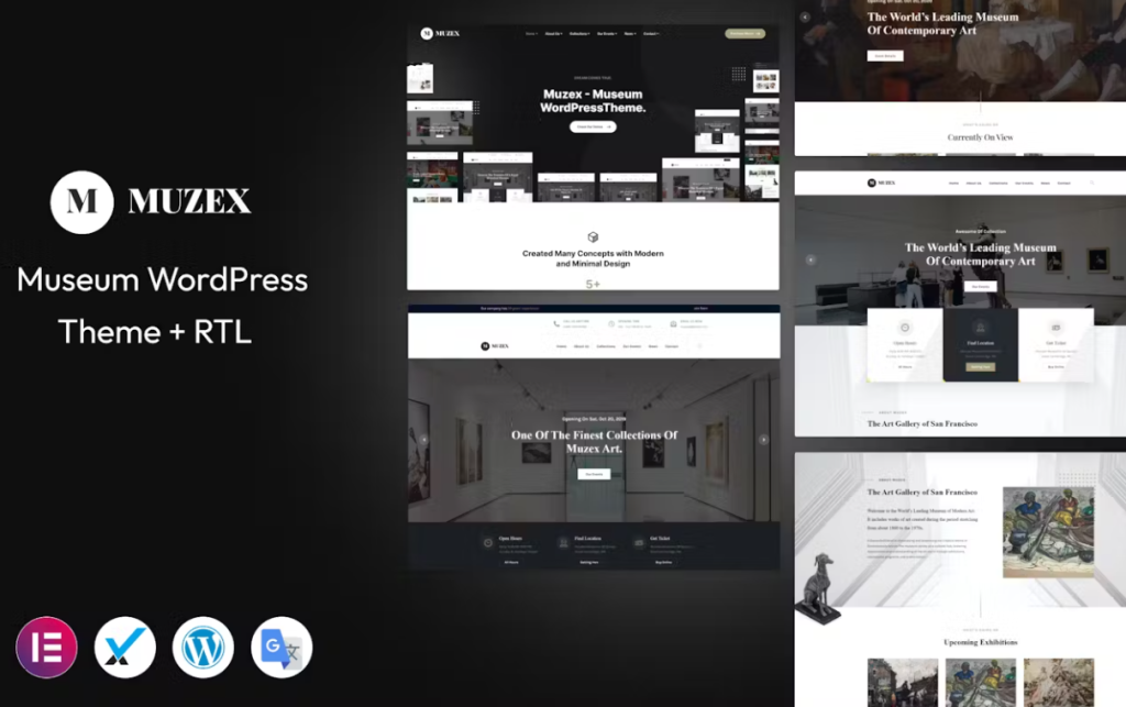 Muzex – Museum WordPress Theme + RTL