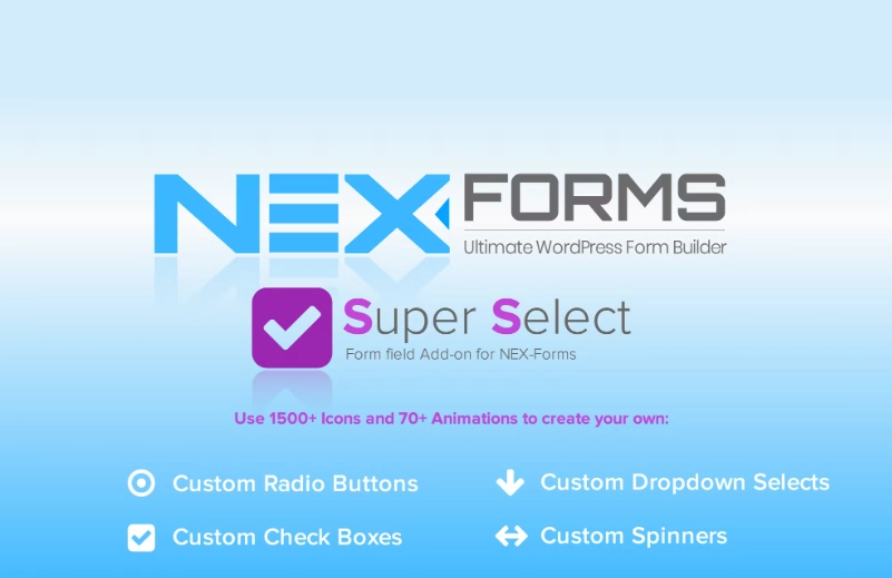 NEX-Forms ADD ON – Super Select