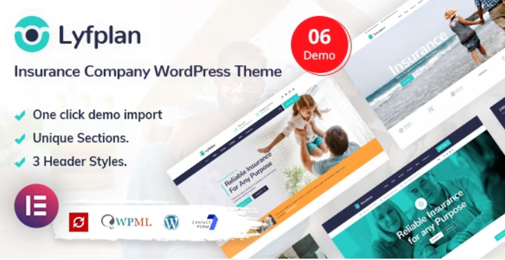 Lyfplan – Insurance WordPress Theme