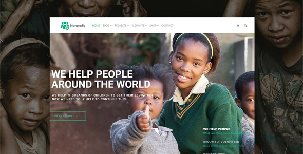 VisualModo Nonprofit WordPress Theme