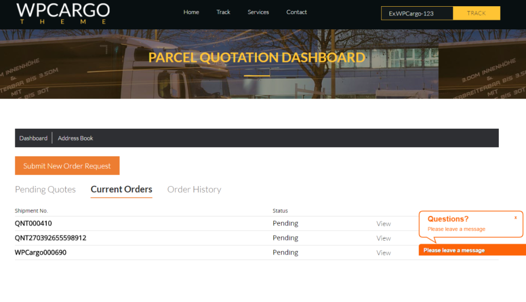 WPCargo Parcel Quotation Add-ons