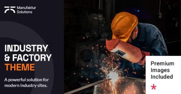 Manufaktur Solutions – Industry and Factory Theme