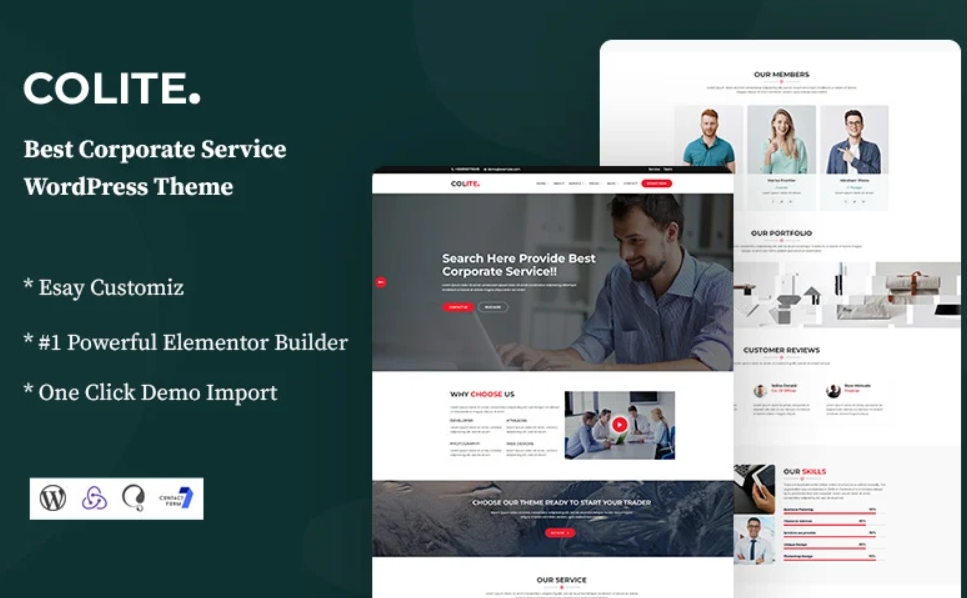 Colite – Corporate Service WordPress Theme