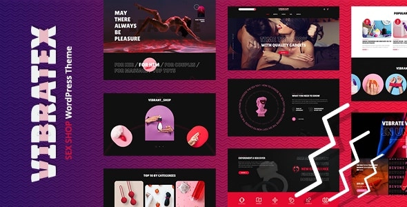 Vibratex – Adult Toys Shop WordPress Theme