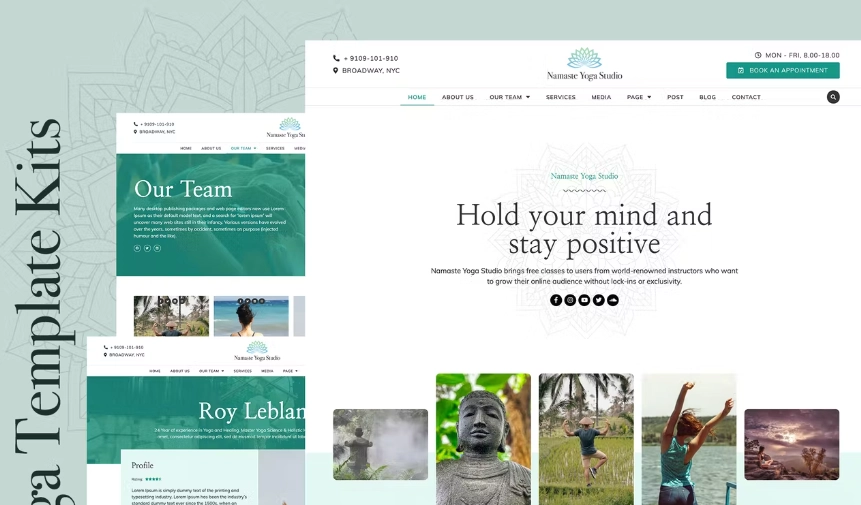 Namaste – Yoga & Fitness Elementor Template