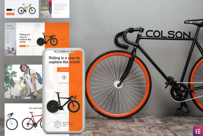 Colson – Bike WooCommerce Elementor Template