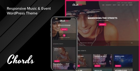 Chords – Music / Artist / Radio WordPress theme