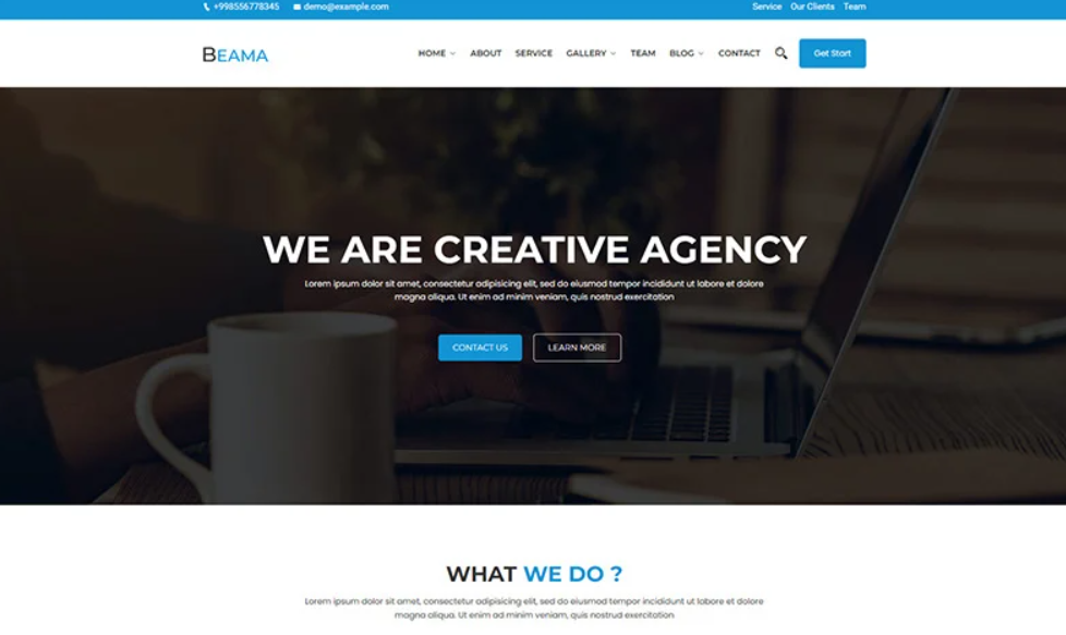Beama – Agency Business WordPress Theme