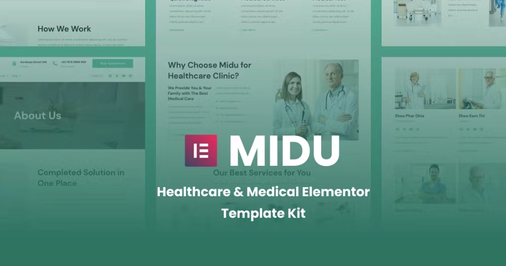 Midu – Healthcare & Medical Elementor Template