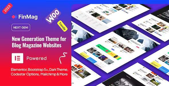 FinMag Modern Magazine WordPress Theme