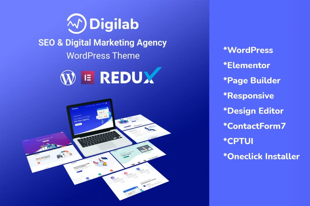 Digilab – Digital Marketing Agency WordPress Theme