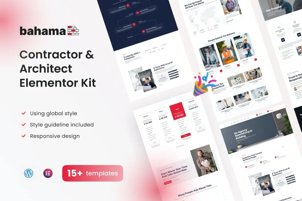 Bahama Contractor & Architect Elementor Pro Template