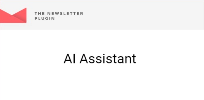 Newsletter – Artificial Intelligence