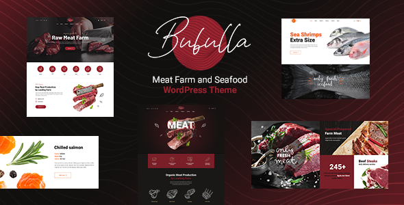 Bubulla – Meat Farm, Butcher & Seafood Store WordPress Theme