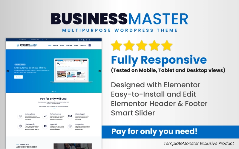 Business Master – Multipurpose Business WordPress Theme WordPress Theme
