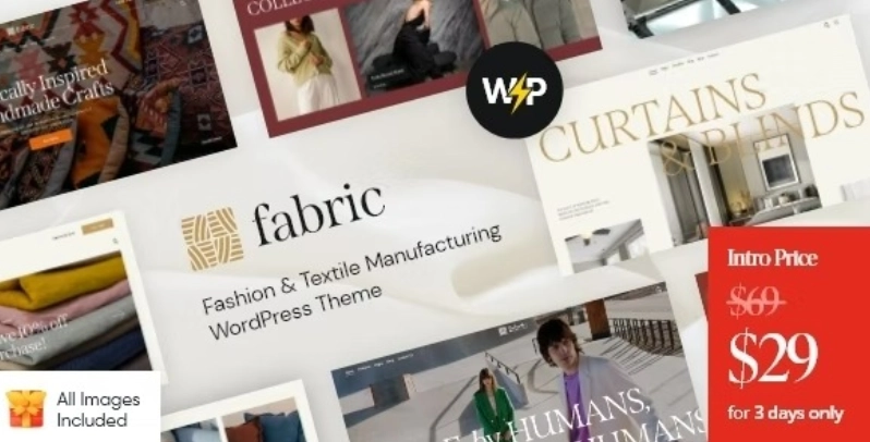 Fabric – Fashion & Textile Manufacturing WordPress Theme