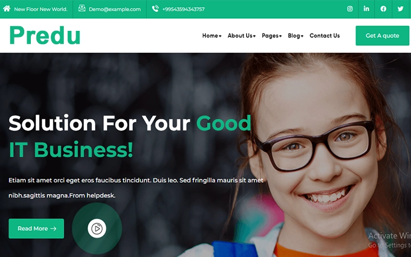 Edutep – Kingdergarden School and University WordPress theme WordPress Theme