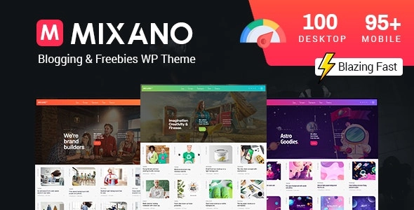 Mixano – Minimal WordPress Theme