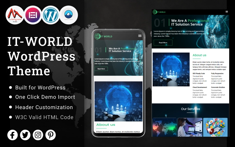 IT – World WordPress Theme WordPress Theme
