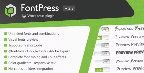 FontPress WordPress Font Manager