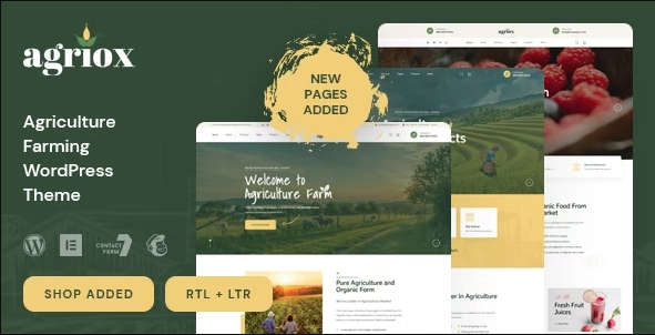 Agriox – Agriculture Farming WordPress Theme