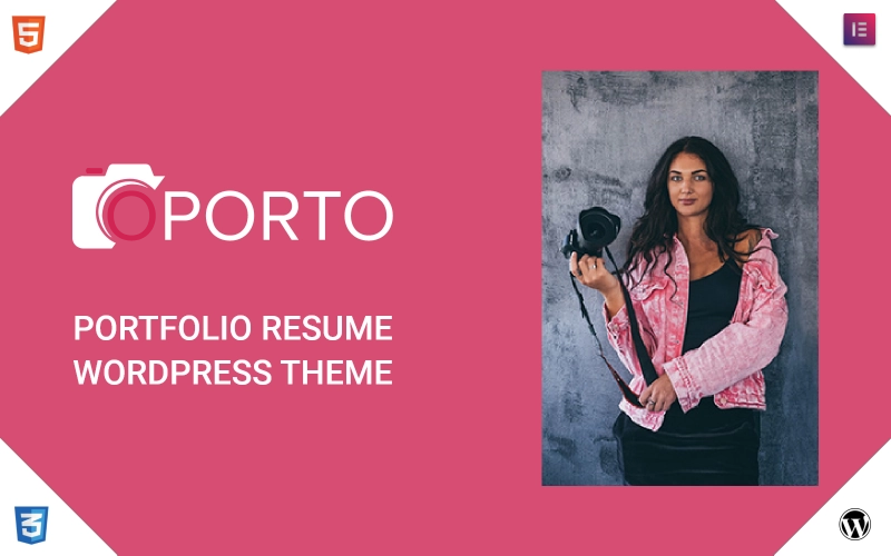 oPorto – Responsive Personal Portfolio Resume WordPress Theme