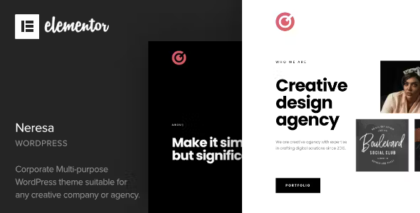 Neresa Elementor WordPress Theme