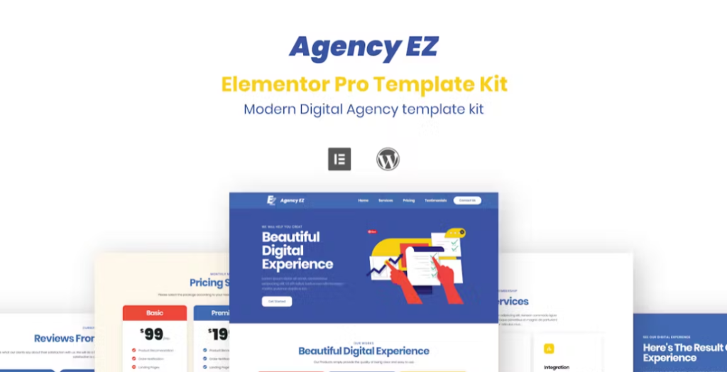 AgencyEz – Elementor Pro Template