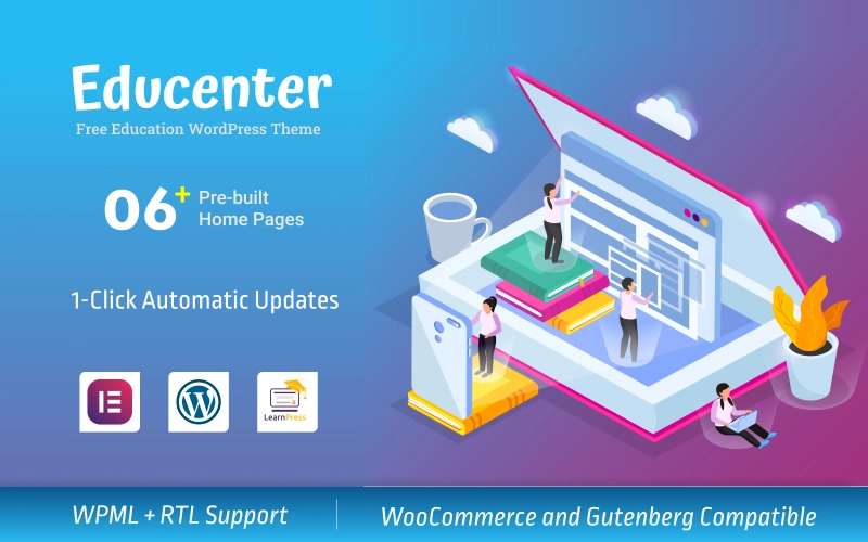 Educenter – Education Free WordPress Themes