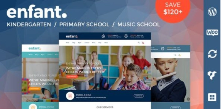 Enfant – School and Kindergarten WordPress Theme