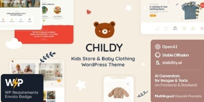 Childy — Kids Store & Baby Clothing WordPress Theme