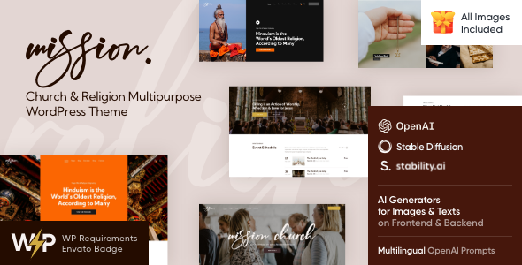 Mission – Church & Religion WordPress Theme