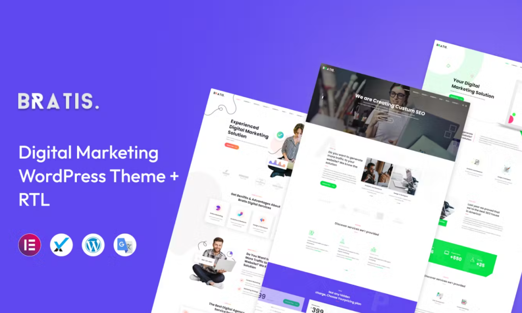 Bratis – Digital Marketing WordPress Theme