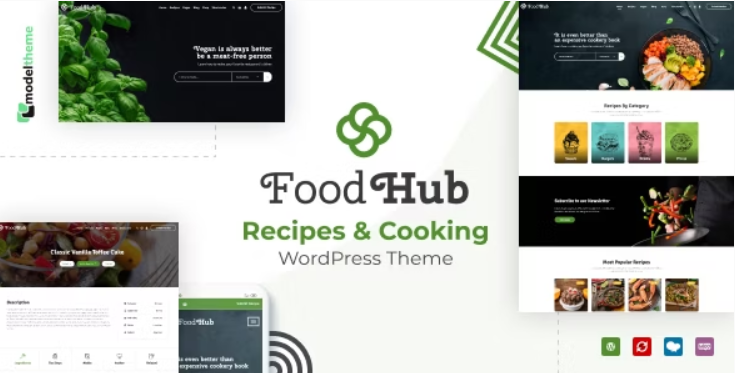 Foodhub – Recipes WordPress Theme