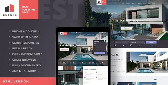 Estate – Property Sales & Rental WordPress Theme + RTL