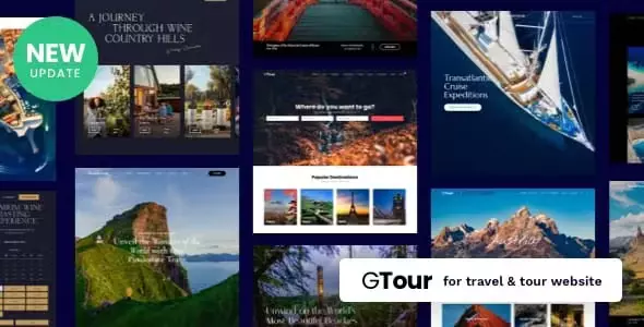 Grand Tour Theme for Travel Agency