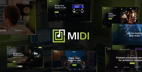 Midi – Sound & Music Production WordPress Theme