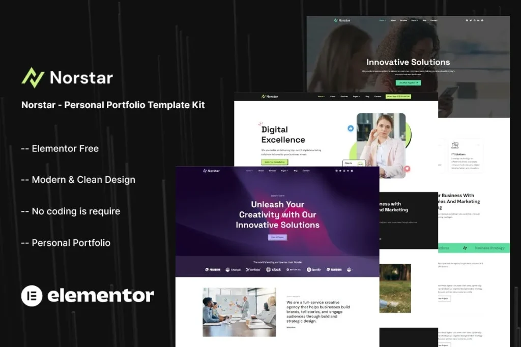 Norstar – Personal Portfolio Template
