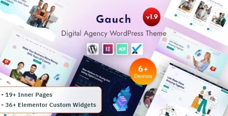 Gauch – IT Services Company & Digital Business Agency WordPress Theme