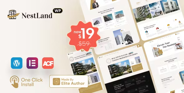 NestLand Real Estate WordPress Theme