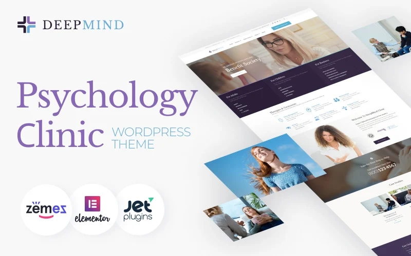 Deep Mind – Psychology Clinic WordPress Theme