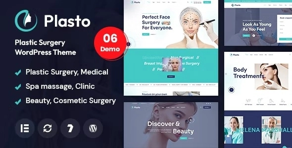 Plasto – Plastic Surgery & Medical WordPress Theme