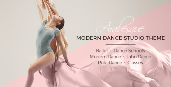 Arabesque – Modern Ballet School and Dance Studio Theme