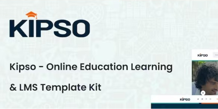 Kipso – Online Education Learning Elementor Template