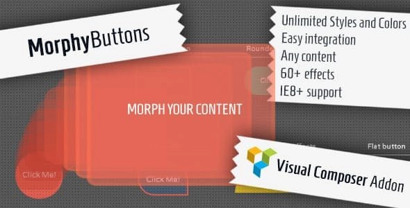 Morphy Buttons Plugin for WordPress & Visual Composer