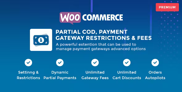 WooCommerce Partial COD Premium