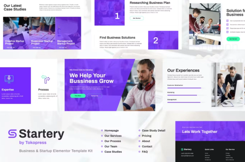 Startery | SaaS & Startup Elementor Template